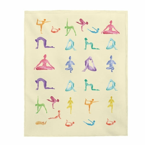 Yoga Sanctuary Velveteen Plush Blanket